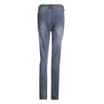 thumbnail image 3 of FOCUSNORM Men Casual Ripped Hole Jeans, Middle Waist Pencil Denim Trousers, 3 of 9
