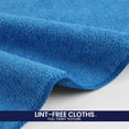 thumbnail image 2 of Microfiber Cleaning Cloth, 12 Pack, 12"x12", Reusable Washable Highly Absorbent Soft Quick Dry Towels for Home Window Mirror Car Spa, Blue, 2 of 9