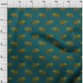 thumbnail image 2 of oneOone Cotton Cambric Fabric Elephant Block Printed Craft Fabric BTY 56 Inch Wide, 2 of 4