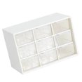 thumbnail image 4 of Desktop Organizer 9 Drawers Dustproof Multifunctional Easy to Clean Desk Storage Box for Jewelry Makeup Office School Home, 4 of 10