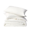 thumbnail image 3 of Ensemble de Housse de Couette Blanc Classique - 3 Pcs - Format Double, 3 of 5