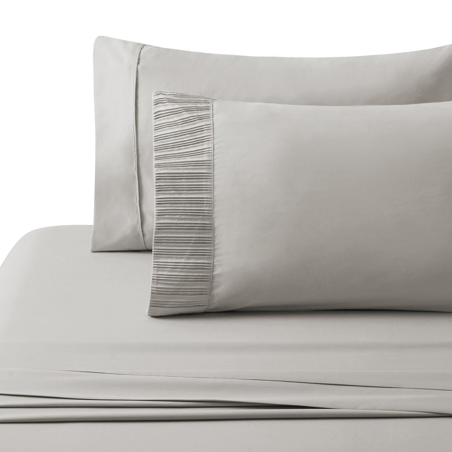 Literie toutes saisons Marina Décoration, ultra douce et soyeuse, en rayonne de bambou unie, couleur taupe