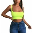 thumbnail image 1 of Haut Tube Sans Manches pour Femmes Été Dame Bandeau Extensible Court, 1 of 5