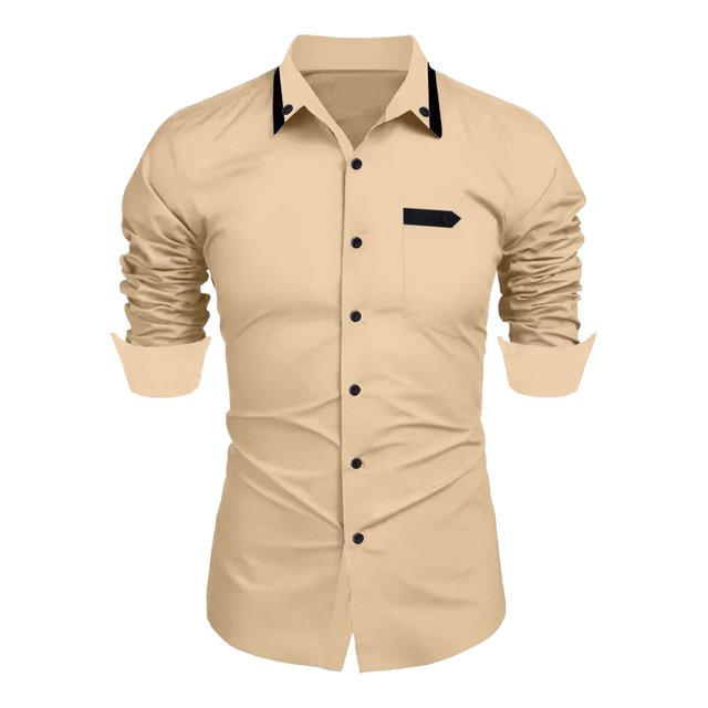 GigrtiJin Mens Button down Shirts Fall Long Sleeves Loose Solid Color Shirts Casual Fashion Work Tops Blouses