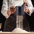 thumbnail image 2 of Stainless Steel Flour Sifter for Baking - Double-Layer Fine Mesh Sieve with One-Handed Crank, Durable Kitchen Baking Tool, 2 of 9