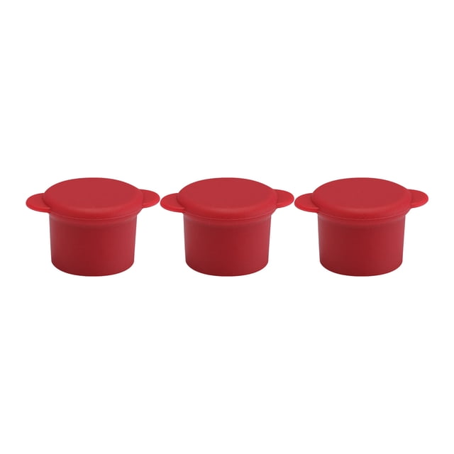 WHEANG Wine Bottle Cap Reusable And Sealing Cap Silicone Cork Keeps Wine Fresh For Days In Air Tightness Set Of 3