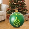 thumbnail image 4 of Décorations de Boule Gonflable de Noël 60CM pour Extérieur, Cour, Porche et Jardin - PVC Résistant aux Intempéries, Sans Lumières Incluses, 4 of 5