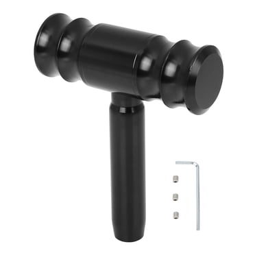 Unique Bargains Universal Auto T-Handle Shift Lever Knob Shifter Replacement Black