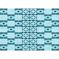thumbnail image 1 of Ahgly Tapis Rectangulaire Lavable en Machine Intérieur Transitionnel Bleu, 6 Pieds x 9 Pieds, 1 of 7