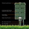 thumbnail image 4 of myTouchSmart Outdoor 6 Outlet Yard Stake Timer, Plug-In, Light Sensor, On at Dusk/Off After 6 Hours, Weather Resistant, Heavy-Duty Grounded Outlets, Ideal for String Lights, Landscape, Seasonal, 41295, 4 of 4