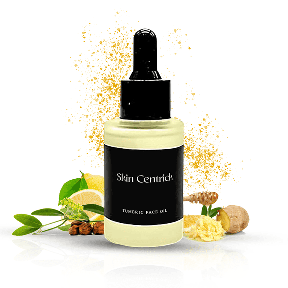 Huile de Curcuma pour le Visage et le Corps - Démaquillant Biologique, Huile pour le Visage pour Peau Sèche, Huile pour le Visage Antioxydante et Hydratante, Combat l'Acné, Unifie le Teint