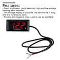 thumbnail image 3 of DC 12V LED Digital Monitor Volt Meter Display Battery Gauge Voltage Caravan/Car, 3 of 8
