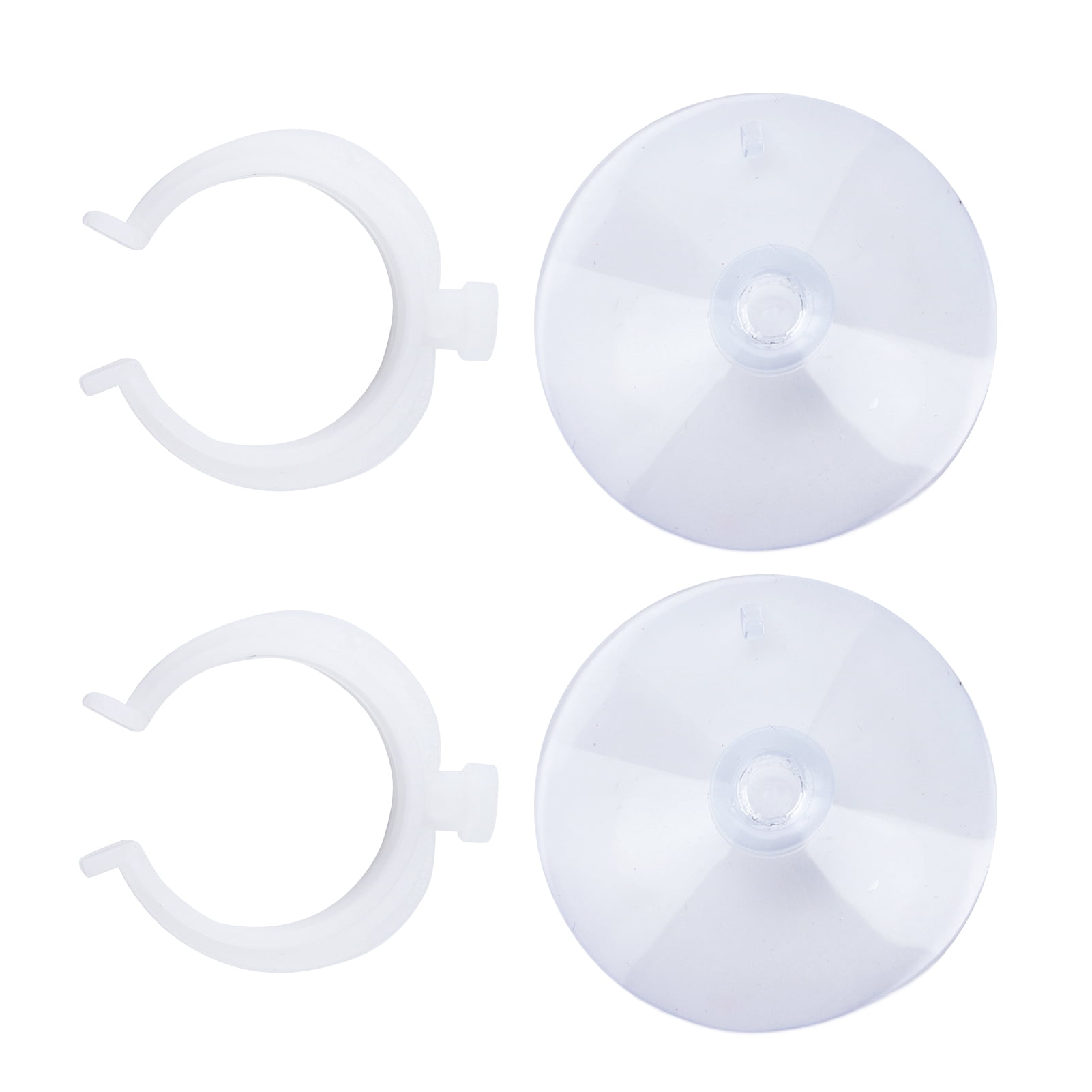 Loewten Fish Tank Airline Tubing Suction Cup, Reusable Aquarium Airline Suction Cup With Clips For Fish Tank For Aquarium