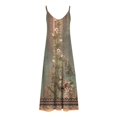 thumbnail image 5 of Pisexur Robe Sans Manches à Col en V pour Femme, Mode d'Été, Imprimée, Col en V, Bretelles Sans Manches, Robe Chandail, Robe pour Femme en Liquidation, 5 of 5