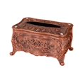 thumbnail image 2 of 1Pcs Rectangular Facial Tissue Box Cover Paper Holder Container Home Decoration Small Red Bronze, 2 of 9