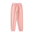 thumbnail image 1 of CHUANK Kids Boys Girls Sweatpants Workout Pants High Waisted Drawstring Trackpants Cinch Bottom Trousers, 1 of 5