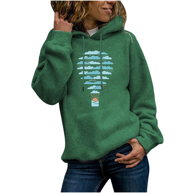 Blouse à Manches Longues pour Femmes Hiver Hauts Décontractés à Manches Longues pour Femmes Pull Imprimé Blouse Chandail en Molleton Pull pour Femmes Hauts à Manches Longues Décontractés Hauts à Manches Longues pour Femmes