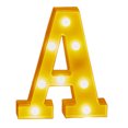 thumbnail image 2 of Todaioua Light Up Letters, Marquee Letters with Lights, Decorative LED Light Up Number, Light Up Number Sign for Night Light Wedding Birthday Party Christmas Home Bar - Letter Lights, 2 of 4