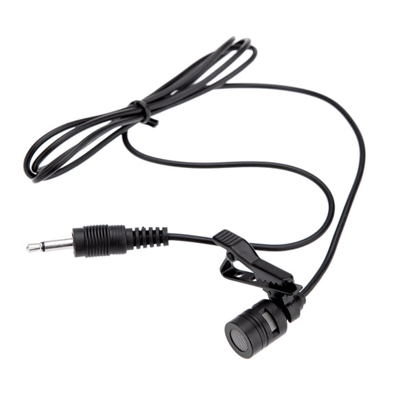 Clip cravate en Métal Mono Microphone 3,5 mm avec collier Clip pour Lound Président ordinateur PC portable