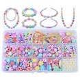 thumbnail image 1 of DIY Bead Set Creative Educational DIY Craft Bead Loose Bead Spacer Bead for Girl, 1 of 10