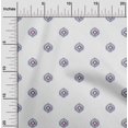 thumbnail image 1 of oneOone Tissu Polyester Lycra Imprimé Ikat Cercle BTY 56 Pouces de Large, 1 of 4