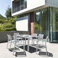 thumbnail image 1 of Compamia Artemis Ensemble de Salle à Manger de Patio 7 Pcs, Blanc, 1 of 3