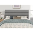 thumbnail image 2 of Etta Tufted Upholstered Headboard Warm Grey King, 2 of 5