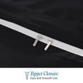 thumbnail image 4 of 900 TC 100% Egyptian Cotton Duvet Cover Zipper Closur Ultra Soft Durable and Fade Resistant Solid Pattern, 4 of 8