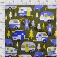 thumbnail image 3 of oneOone Tissu Georgette Viscose Vert Olive Foncé Matériel de Robe de Camping Randonnée Tissu Imprimé au Mètre 42 Pouces de Large, 3 of 4