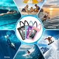 thumbnail image 4 of Birdeem Waterproof Phone Pouch,Universal 7X3.5 Inch Touchscreen Dry Bag Case with Lanyard,Submersible Protector for Swimming Hiking Kayaking Floating Protection, 4 of 9