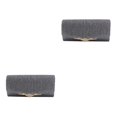 thumbnail image 2 of Wweixi Lightweight And Portable Evening Bag For Touch Protects Items dark grey 2Set, 2 of 6