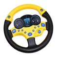 thumbnail image 2 of Milaget Jeu de Rôle de Conducteur Volant Jaune Jouets de Course pour Enfants Extérieur, 2 of 5
