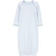 thumbnail image 1 of Carter's Child of Mine Robe bébé garçon à rayures bleues, 1 of 4