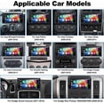 thumbnail image 2 of 4+64GB Android 13 Unité de Radio de Voiture For Dodge Charger 2007-2010 - Écran IPS 7 Pouces, Support CarPlay/Android Auto GPS Navigation + Caméra HD, Bluetooth, FM, SWC, 2 of 9