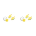 thumbnail image 2 of stanreset Waterproof Nose Clip Swimming Anti-noise Earplug for Protection Ear Protector Yellow 2Set, 2 of 6