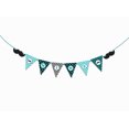 thumbnail image 1 of Inkdotpot I Am Nine?Paper Pennant Banner?For Boy Happy Birthday Sign Little Man?Birthday Party Decorations, 1 of 3