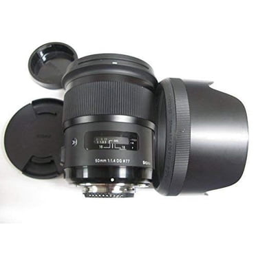 Sigma 50mm F1.4 DG HSM Art Lens for Nikon Cameras - Fixed - International Version (No Warranty)