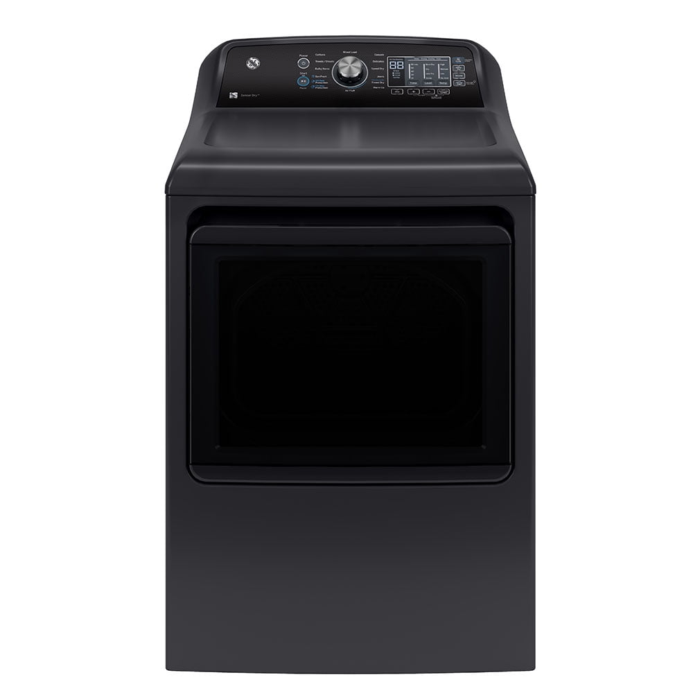 GE 7.4 cu.ft. Top Load Electric Dryer with SaniFresh Cycle Diamond Grey - GTD69EBPTDG