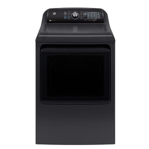 GE 7.4 cu.ft. sécheuse électrique à charge supérieure avec SaniFresh Cycle Diamant Gris - GTD69EBPTDG