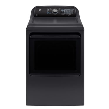 GE 7.4 cu.ft. Top Load Electric Dryer with SaniFresh Cycle Diamond Grey - GTD69EBPTDG