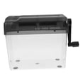 thumbnail image 3 of GETAJGHSD 1Pcs Wear Resistant Manual Shredder With Transparent Dust Box For Document Shredding Home Office Shredder, 3 of 7