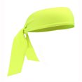 thumbnail image 2 of Bandeau de Sport Mode Réglable Bandes Anti-Transpiration Séchage Rapide Multicolore Accessoires de Coiffure pour Tennis Basketball Jaune, 2 of 6