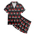 thumbnail image 5 of Luvoko Tween Children DIY Anniversary Print Pajama Set Short Sleeve Button Up Top And Shorts, 5 of 5