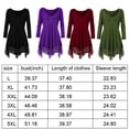 thumbnail image 4 of Robe Courte en Dentelle à Empiècements pour Femme Grande Taille Robe Grande Taille Blouse Aguichant à Manches Longues Haut de Travail Décontracté, 4 of 7