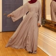 thumbnail image 1 of Abaya Longue pour Femmes, Robe Longue Musulmane, Kaftan Vintage Imprimé Floral, Maxi Islamique, Robes pour Femmes, 1 of 5