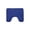 Blue, variant on Dvruxg Soft Foam Bath Mat, U Shape Toilet Rug, Machine Washable Velvet Fleece Carpet for Bathroom Safety & Comfort Enhancement