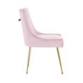 thumbnail image 2 of Plata Décor Import Inc Dining Velvet Chair Heye II Chair Pink, 2 of 4