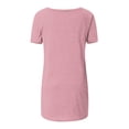 thumbnail image 5 of Tuniques d'Été pour Femmes à Col Rond, Manches Courtes, Coupe Ample, T-Shirts Confortables pour Femmes, Décontractés, Confortables et Fluides, Chemisiers pour Dames, 5 of 5
