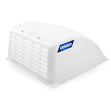 Camco RV Roof Vent Cover, Opens For Easy Cleaning, Aerodynamic Design, Easily Mounts to RV With Included Hardware - (White) (4