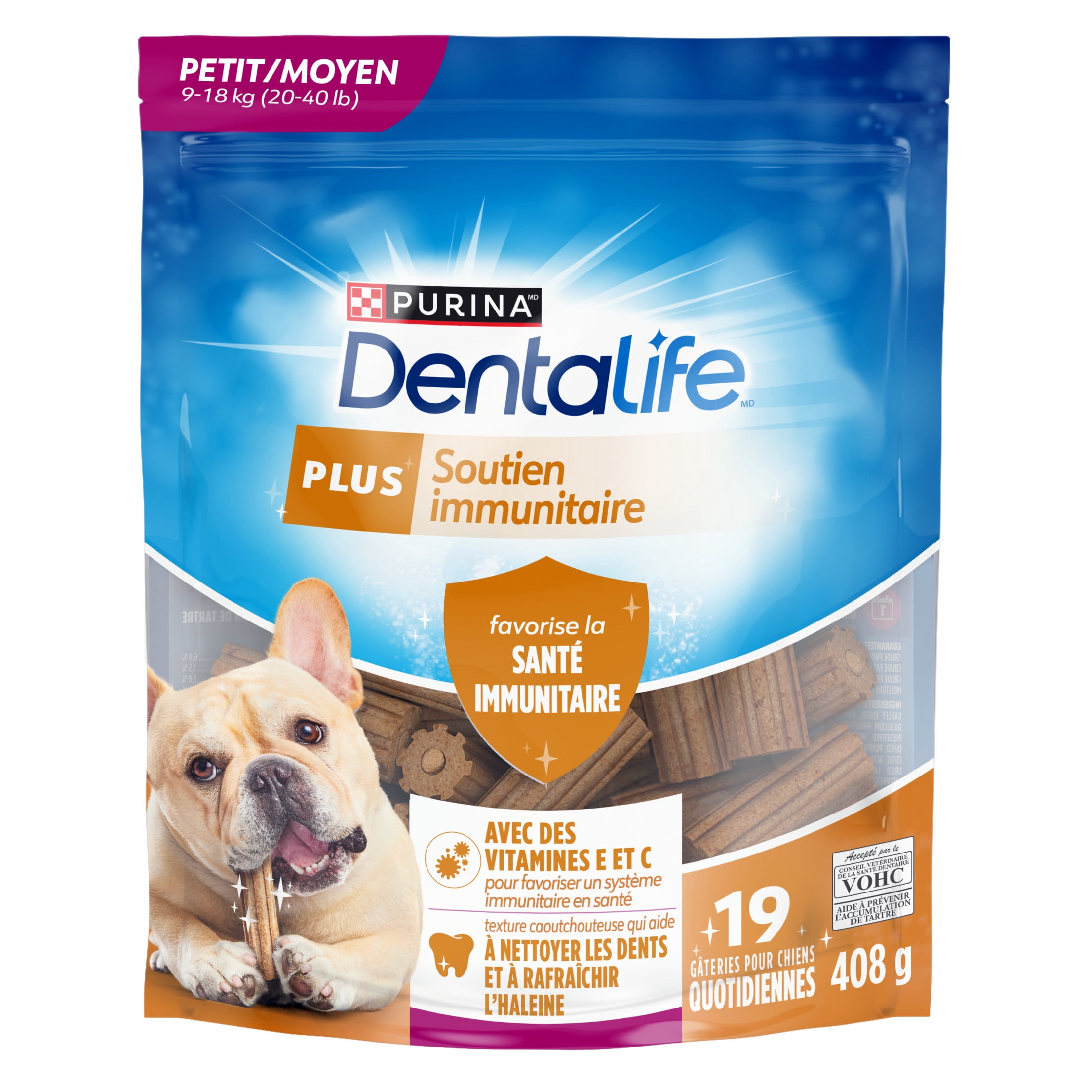 DentaLife Plus Soutien immunitaire Petit/Moyen Gâteries pour Chiens 408 g